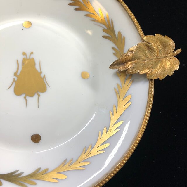 リモージュ　ポーセレンBHヴァンセンヌ ゴールドフレーム　 Limoges 花柄 リモージュ ポーセレンBHヴァンセンヌ ゴールドフレーム Limoges 花柄