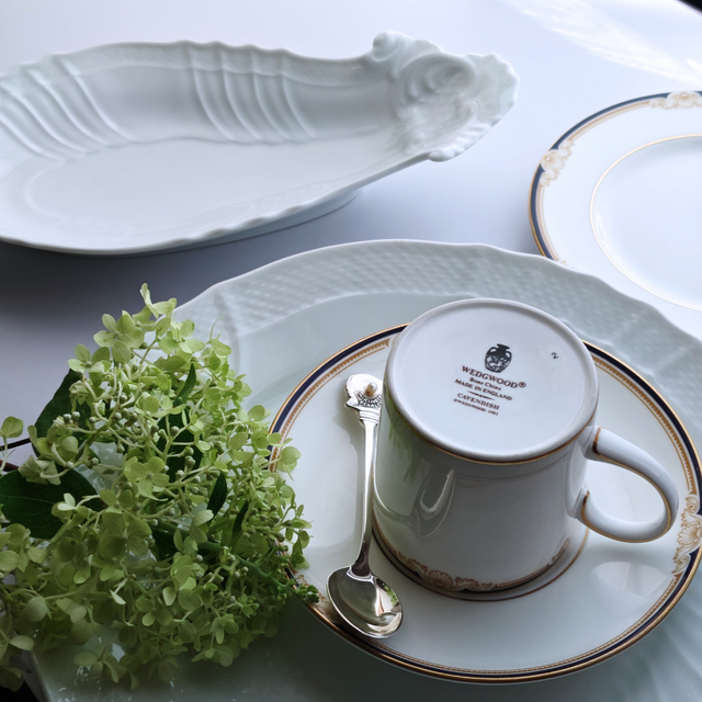 【ウェッジウッド  キャベンディシュ】プレート＋カップ  全31点 4点セット ｜ Wedgwood ｜ CAVENDISH ｜ ウェッジウッド カップ