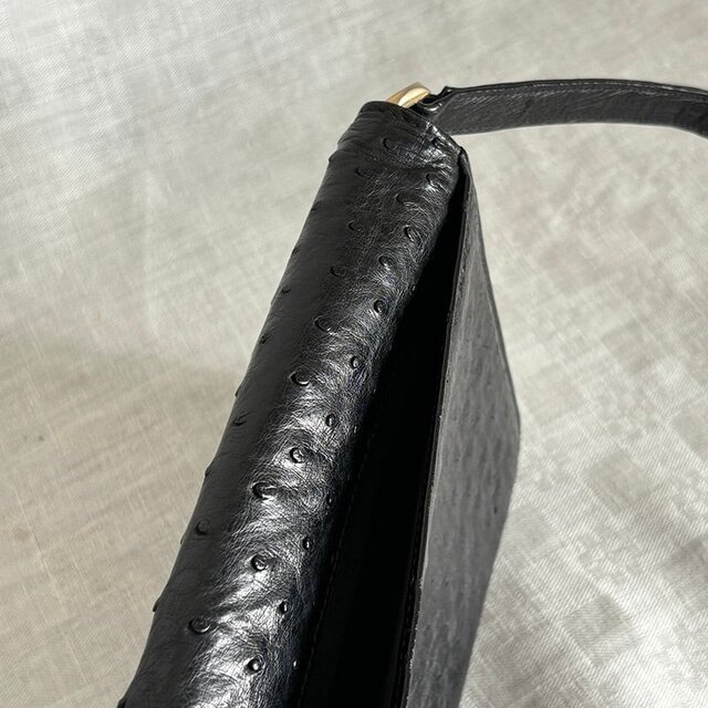 BALLY ショルダーバッグ オーストリッチ ハンドバッグ ヴィンテージ 