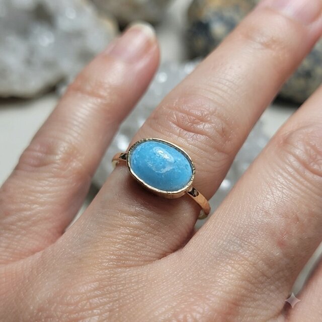 Hemimorphite＊14kgf ring | iichi 日々の暮らしを心地よくする