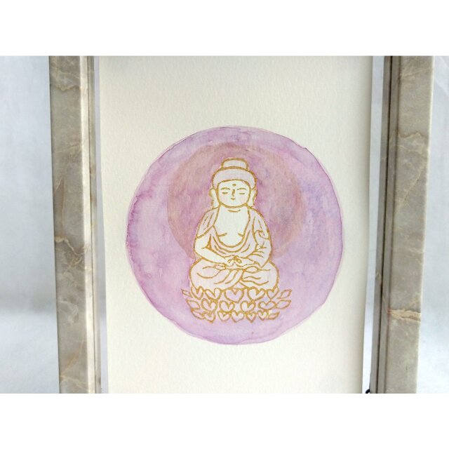 仏像版画 水絵 阿弥陀如来 | iichi 日々の暮らしを心地よくする