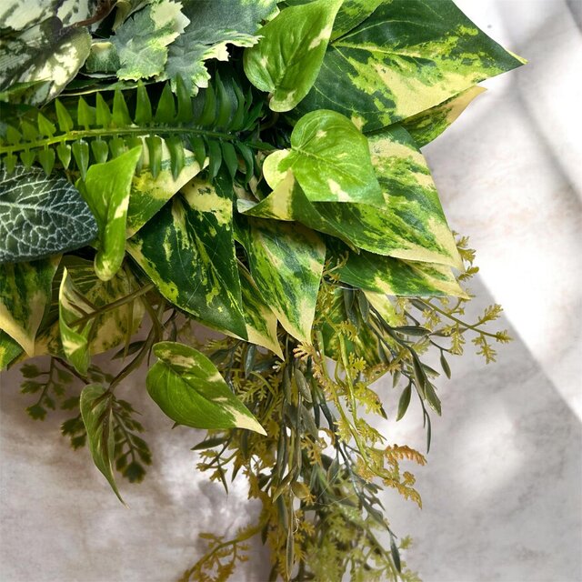 光触媒 人工観葉植物 ウォールグリーン フェイクグリーン 壁掛け5043