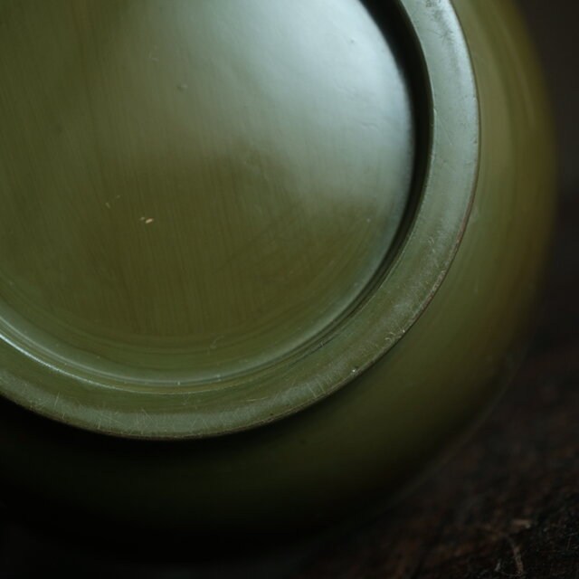 緑で素敵◇時代物 漆芸蓋付椀 古漆器 古民家 骨董・antiques 明治
