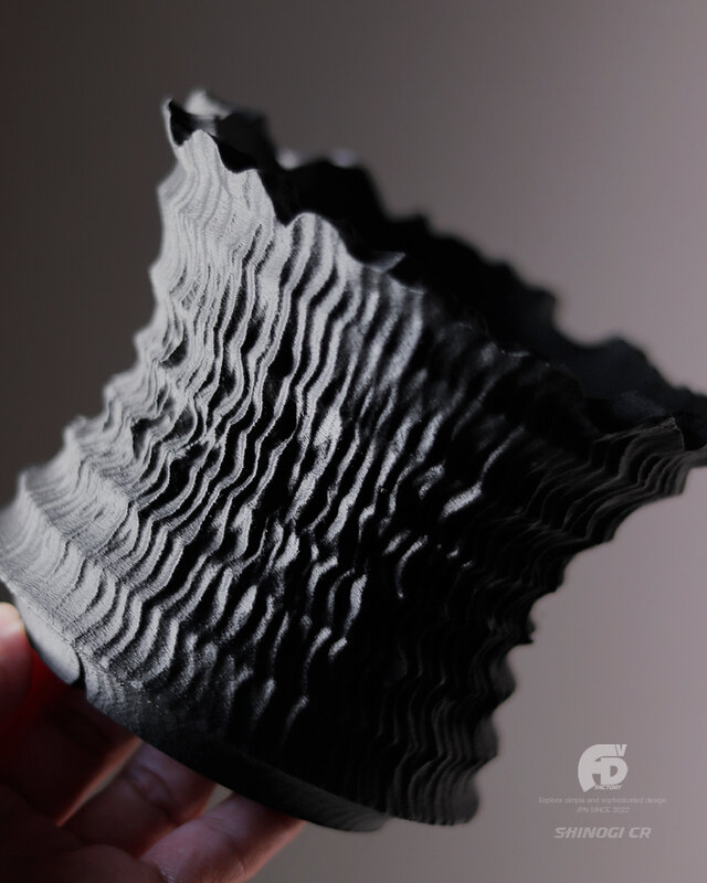 植木鉢 おしゃれ シンプル 黒 プラ鉢 多肉 塊根 コーデックス 観葉 3d