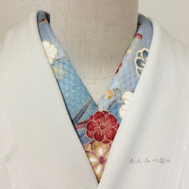 正絹の半衿 花舞 | iichi 日々の暮らしを心地よくするハンドメイドや