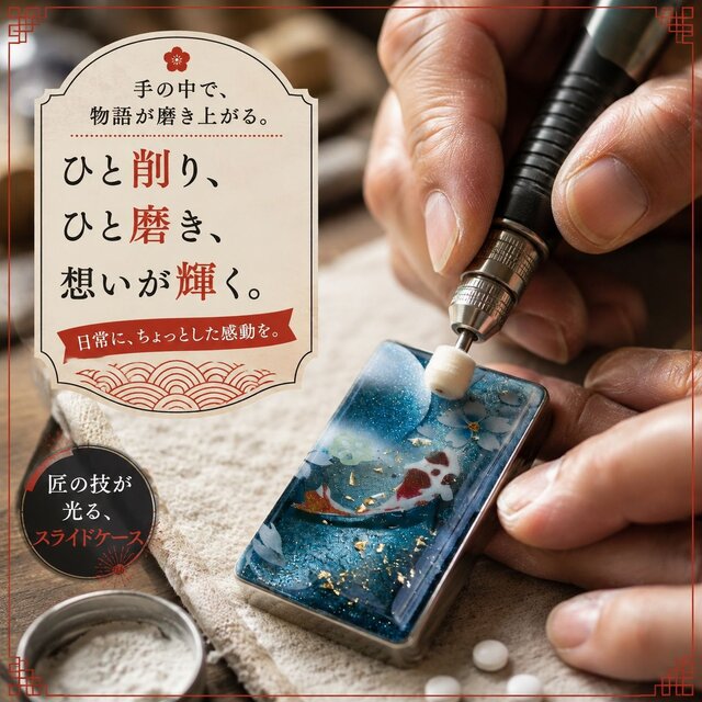 職人の手作り！和柄ペアFRISKケース「阿」フリスク タブレット ミント