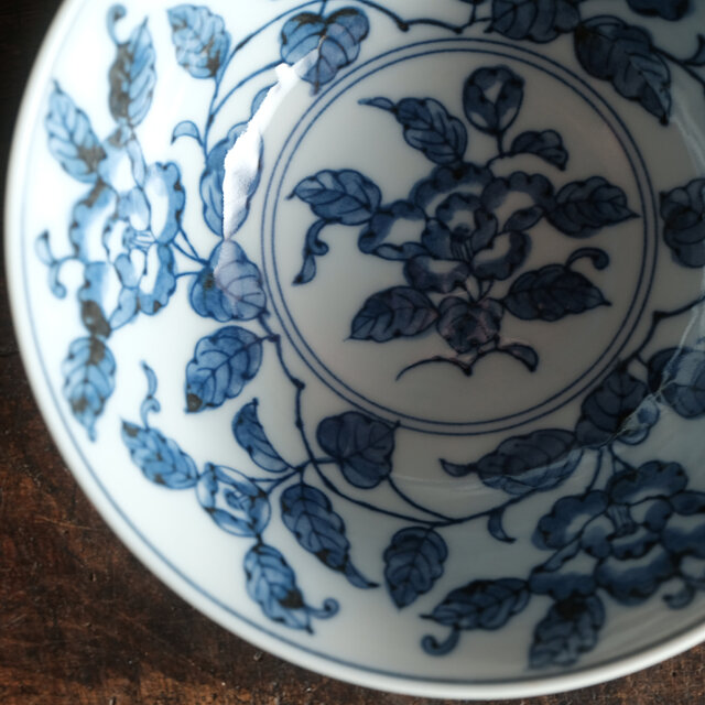 骨董品 和食器 飯碗 3点セット 染付 花柄 宝船 骨董品 和食器 飯碗 3点