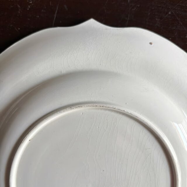Rambervillers ランヴェルヴィレ レリーフ 平皿 フランス アンティーク