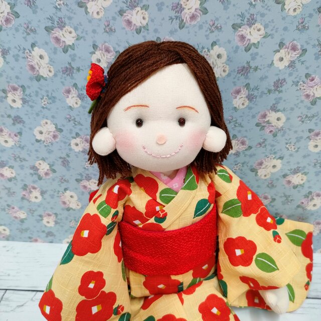 着せ替え人形 J ＜春まつ雪うさぎ＞ | iichi 日々の暮らしを心地よく