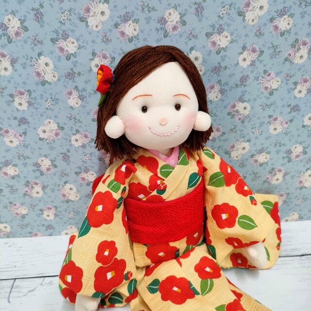着せ替え人形 J ＜春まつ雪うさぎ＞ | iichi 日々の暮らしを心地よく