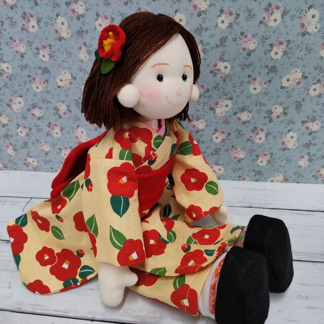 着せ替え人形 J ＜春まつ雪うさぎ＞ | iichi 日々の暮らしを心地よく