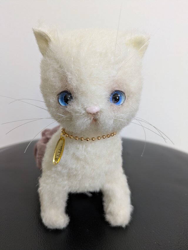ハンドメイド☆ぬいぐるみ☆子猫ちゃんとドロワーズ☆スモークピンク