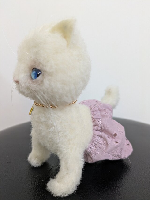 Little Pink様　ハンドメイド　ぬいぐるみ　ネコ ハンドメイド☆ぬいぐるみ☆子猫ちゃんとドロワーズ☆スモークピンク