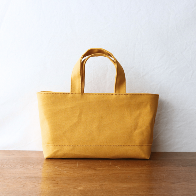 在庫アリ☆濃いハチミツ 倉敷産8号帆布使用横長トートM | iichi 日々の