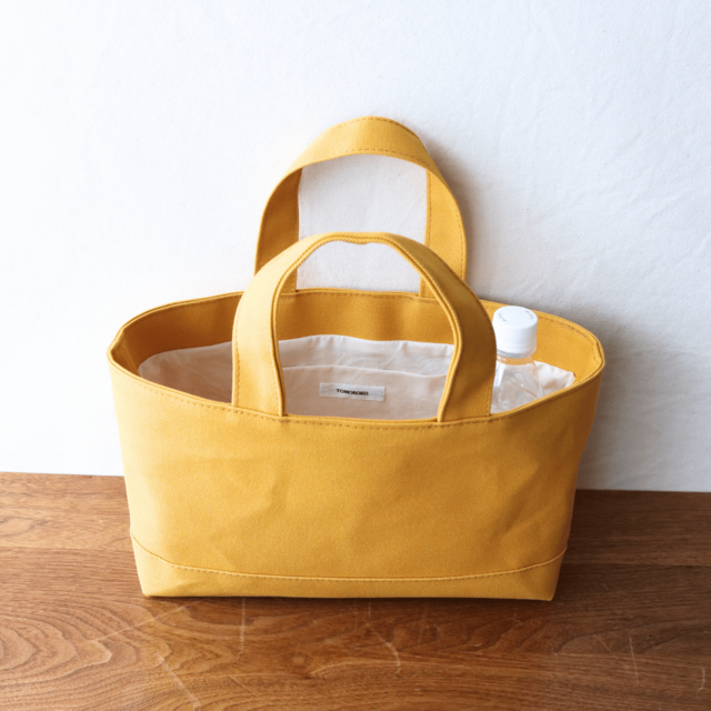 在庫アリ☆濃いハチミツ 倉敷産8号帆布使用横長トートM | iichi 日々の