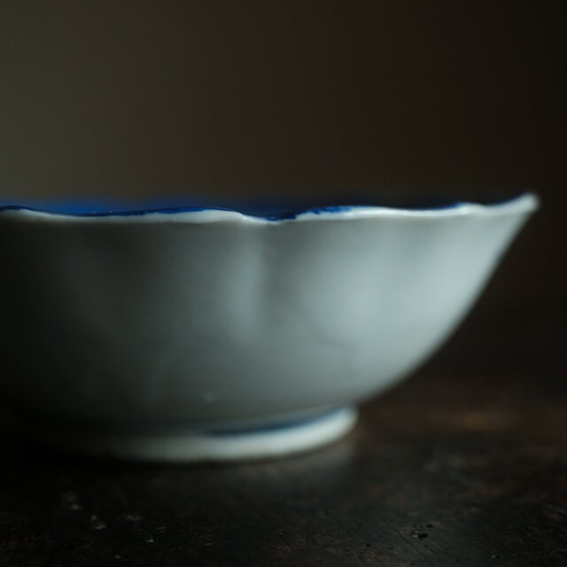千鳥に風景◇花と蝶々。時代物 松文印判金彩膾皿 骨董・antiques 古