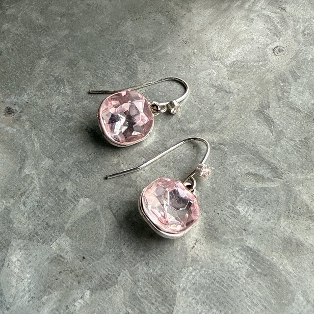 PA528-【 AVON 】エイボン・ヴィンテージピアス 1980-90's Light Pink