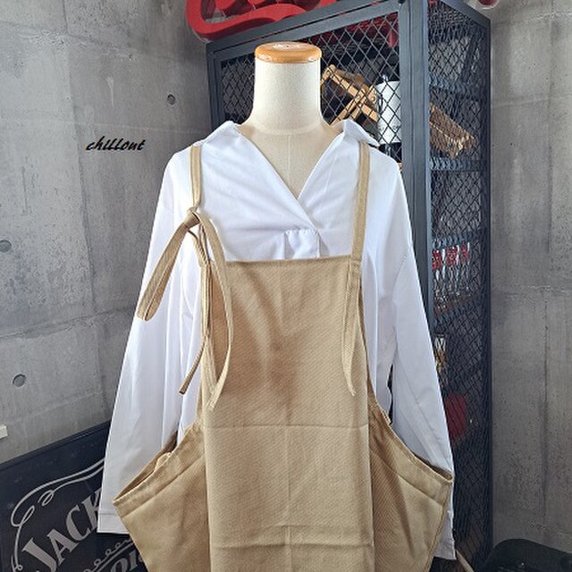 レディース 【monchan様専用】Y's ワイズ 8oz デニム エプロンドレス