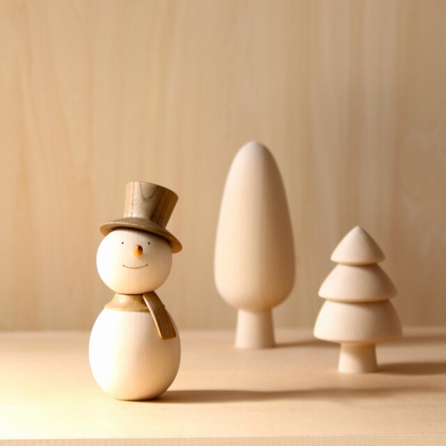 雪だるまとツリー クリスマスオブジェ 大きいサイズ | iichi 日々の