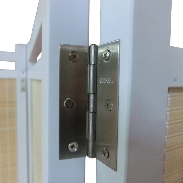 木簾 折畳み 150タイプ ホワイトx木地色 W44x3H150 | iichi 日々の