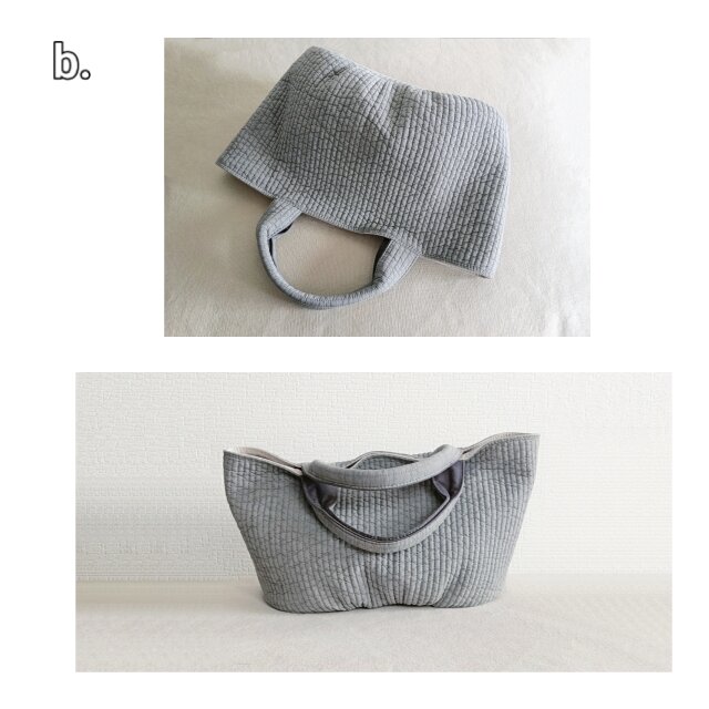 ヌビふっくら逆台形バッグ | iichi 日々の暮らしを心地よくする