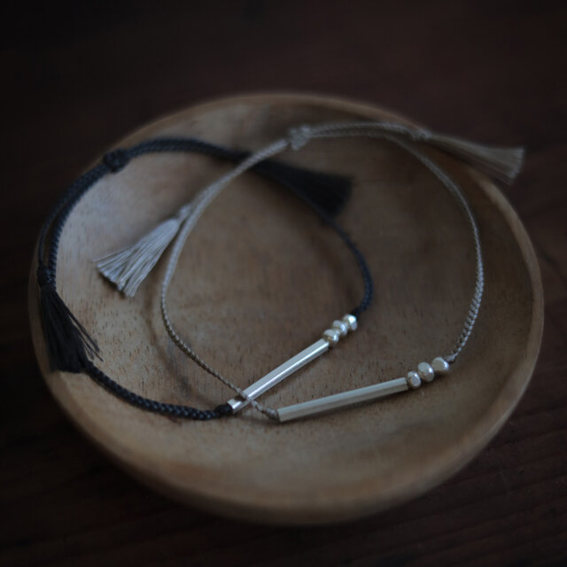 code bracelet Karen silver / michi | iichi 日々の暮らしを心地よく