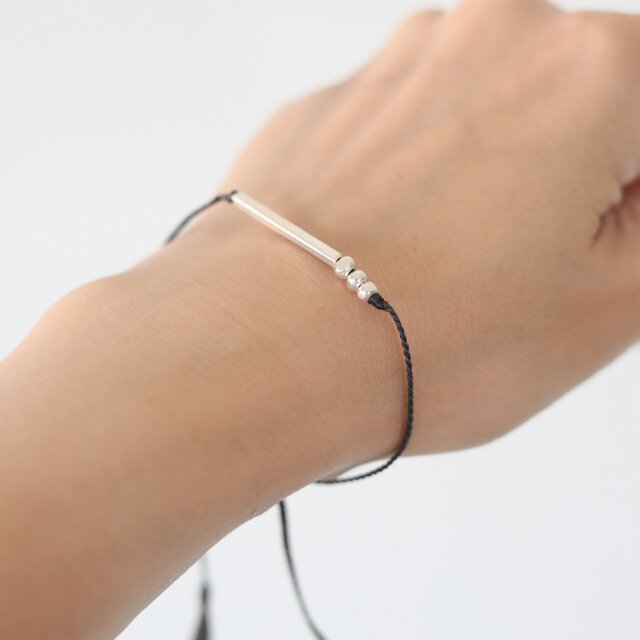 code bracelet Karen silver / michi | iichi 日々の暮らしを心地よく