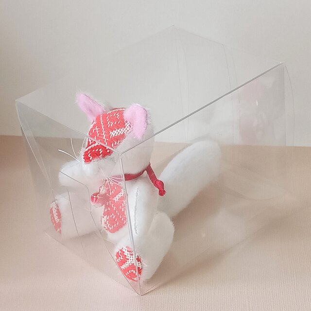青森伝統工芸 こぎん刺し の きつね「稲荷風こぎん子きつね」 | iichi