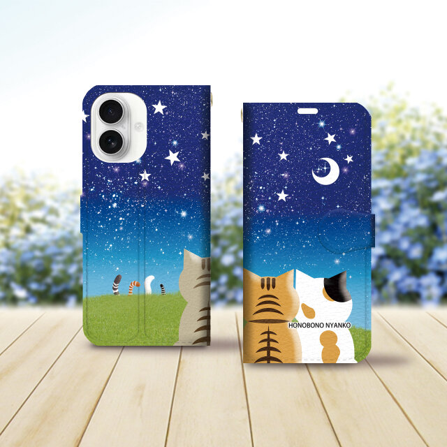 iPhone専用 手帳型スマホケース （カメラ穴あり/はめ込み式
