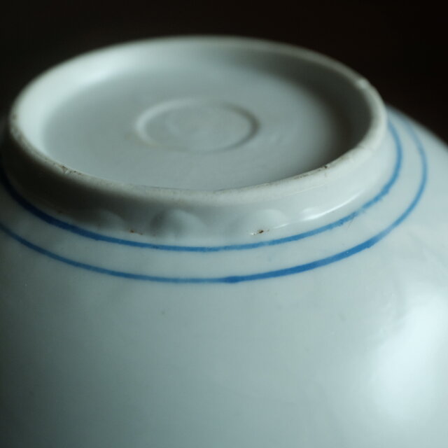 福と寿と向かい鳥◇時代物印判鉢 骨董・antiques 古民家 古道具 大正