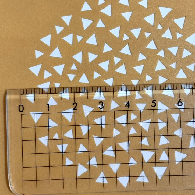 染型紙（三角まる・直径7.5cm） | iichi 日々の暮らしを心地よくする