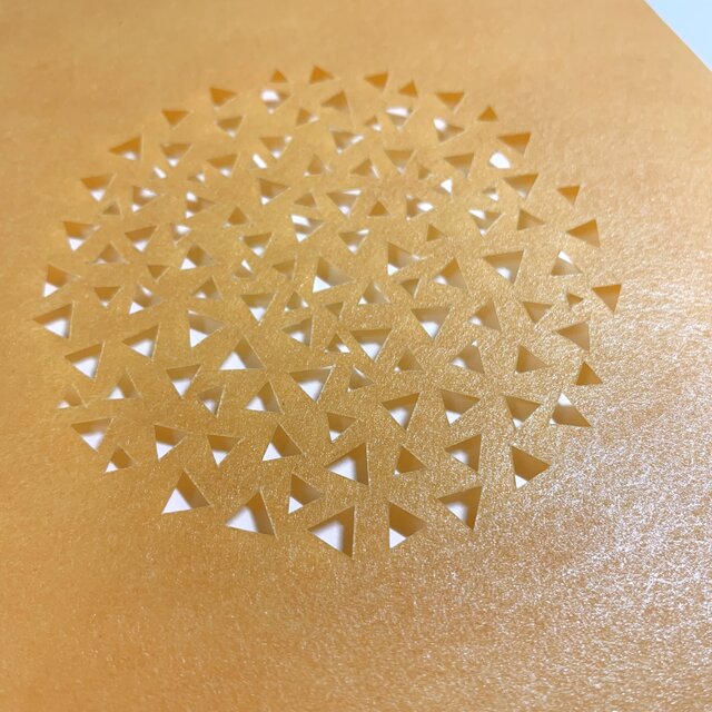 染型紙（三角まる・直径7.5cm） | iichi 日々の暮らしを心地よくする