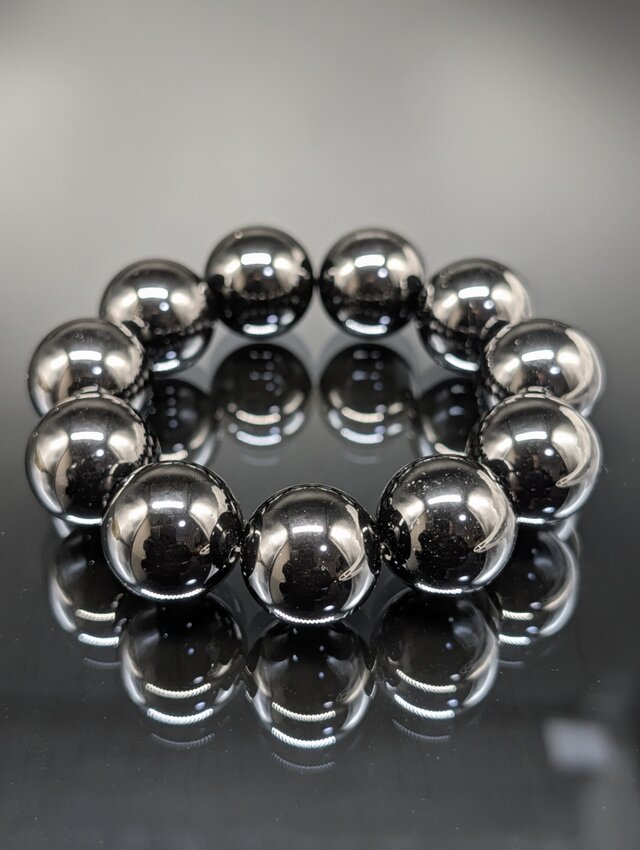 パワーストーン】モリオン(黒水晶) 18mm ブレスレット 【強力守護