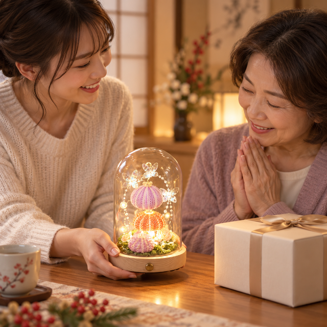 海を灯す ウニと貝のガラスドームライト | iichi 日々の暮らしを