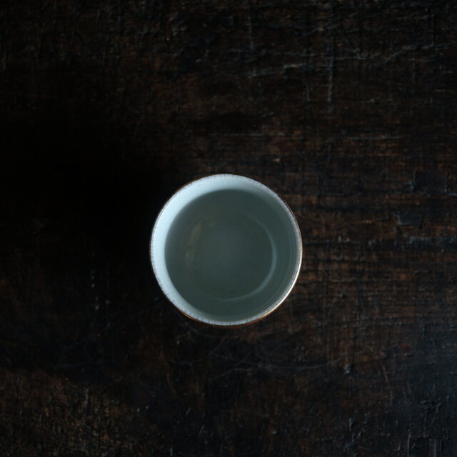 九谷焼◇青粒金彩湯呑み 茶器 古民家 工芸品 骨董 古美術 レトロ 昭和