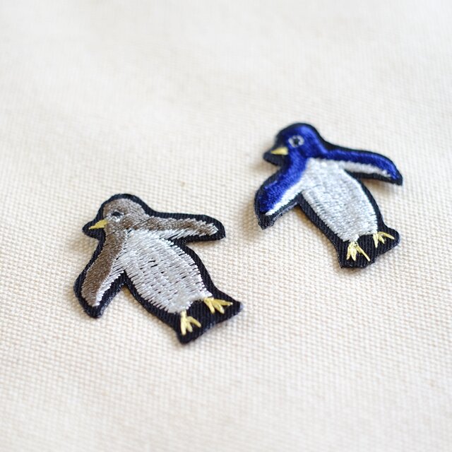 刺繍ワッペン/ペンギン | iichi 日々の暮らしを心地よくする