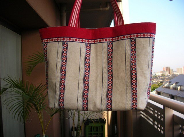 <Sold>シンプルなマリントート♪の画像1枚目