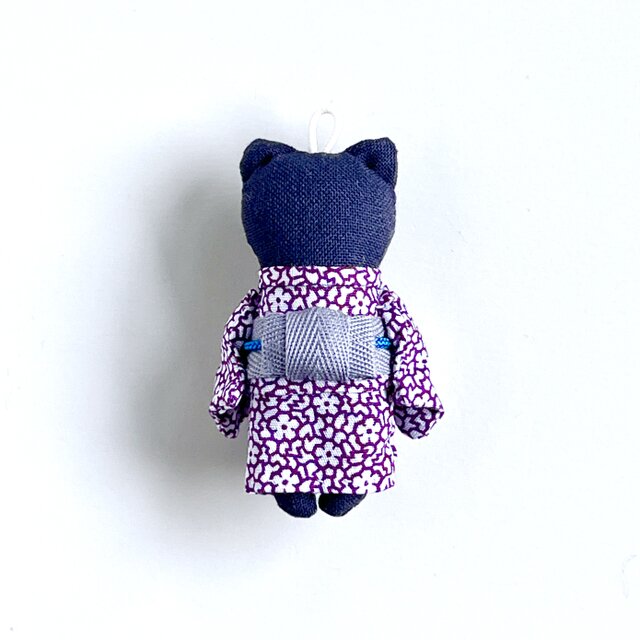 きもの猫 バッグチャーム | iichi 日々の暮らしを心地よくする