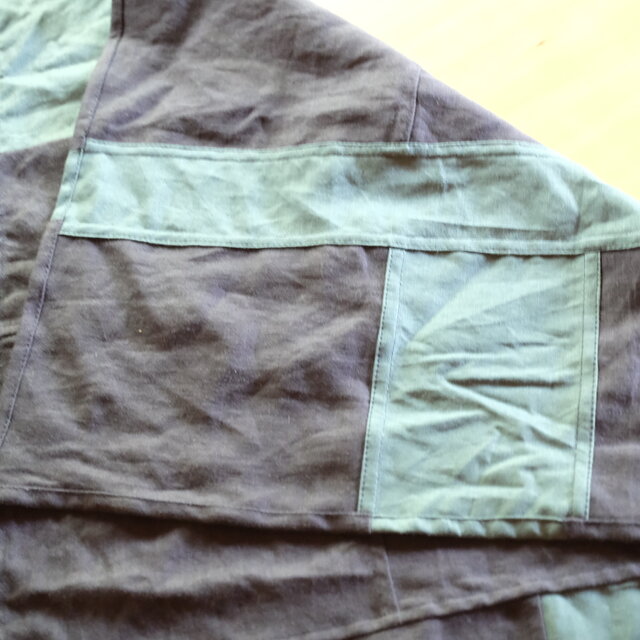 リネンパッチワーククロス60｜navy & blue green | iichi 日々の暮らし