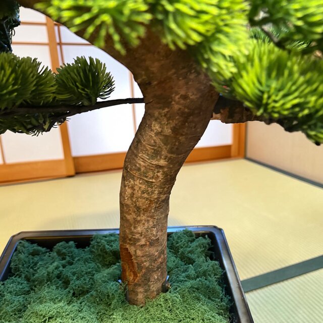 光触媒 人工観葉植物 ウォールグリーン フェイクグリーン 盆栽花器付き