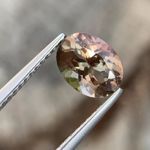 希少石 Bi-color Oregon Sunstone リング No.2/ 受注制作 | iichi 日々