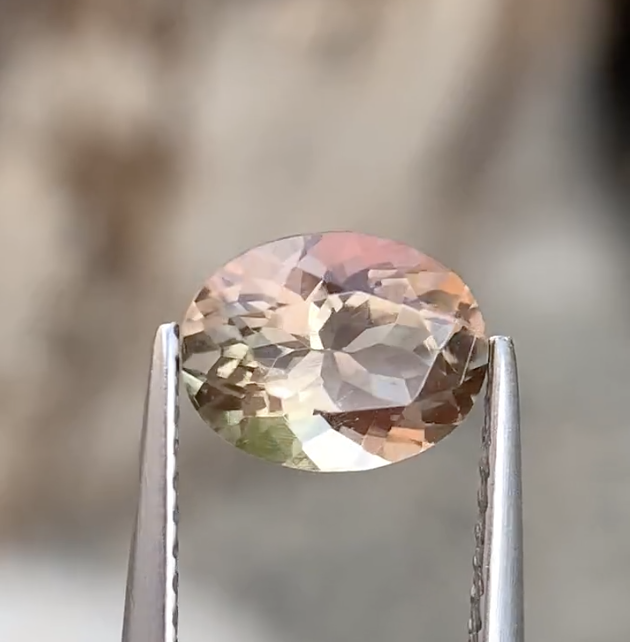 希少石 Bi-color Oregon Sunstone リング No.2/ 受注制作 | iichi 日々