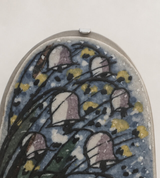 ARABIA/アラビア ヘルヤ・リウッコ・スンドストロム 陶板画「Niitty