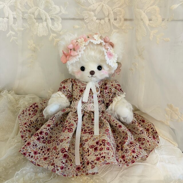 お花のボンネット・エーデルワイス【白】 | iichi 日々の暮らしを