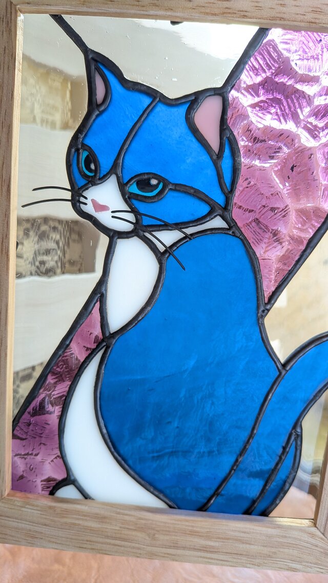 猫のステンドグラス | iichi 日々の暮らしを心地よくするハンドメイド