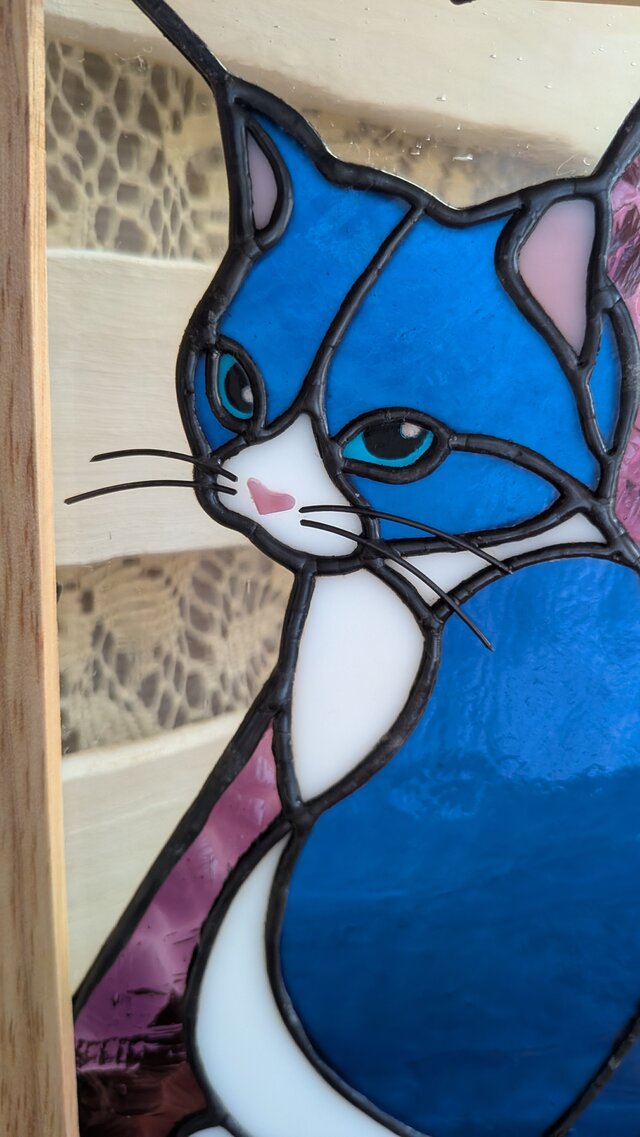 猫のステンドグラス | iichi 日々の暮らしを心地よくするハンドメイド
