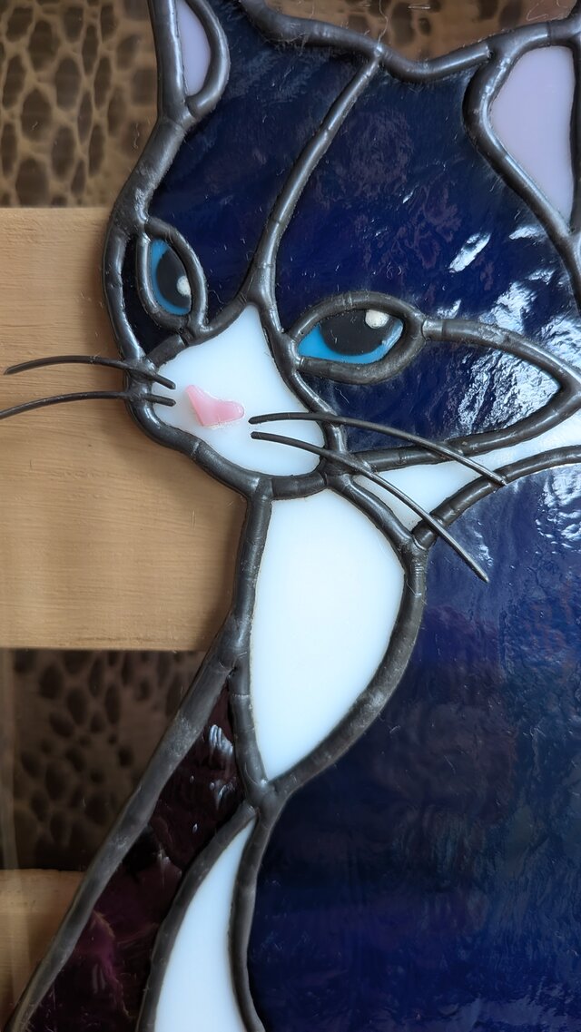 猫のステンドグラス | iichi 日々の暮らしを心地よくするハンドメイド