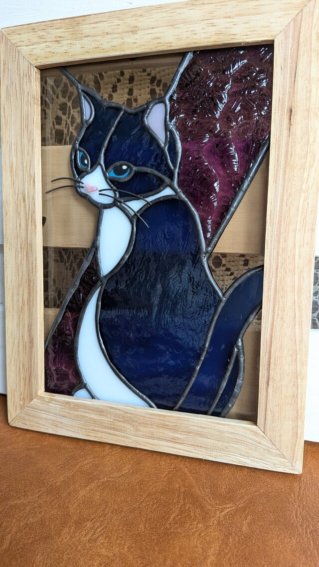 猫のステンドグラス | iichi 日々の暮らしを心地よくするハンドメイド