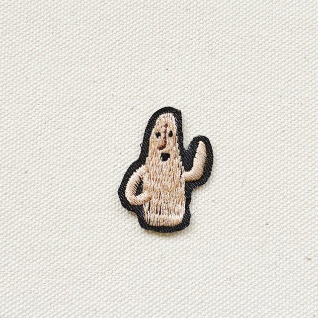 刺繍ワッペン/ハニワ | iichi 日々の暮らしを心地よくするハンドメイド