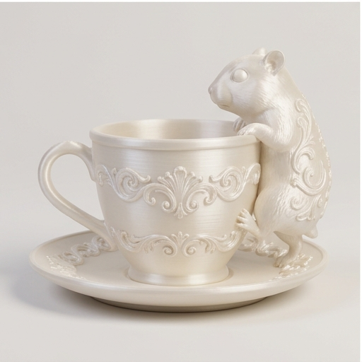 ロボロフスキーハムスターのアクセサリートレイ 小物入れ シルク